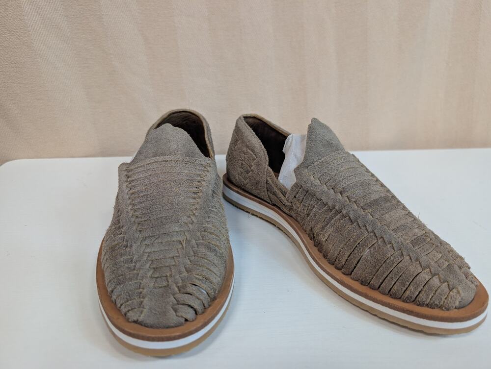 Huckberry Huarache Luca Loafers Men's Size 8 Gray Handcrafted (1145)